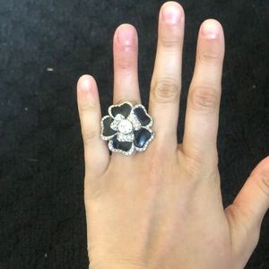 Lia Sofia Blooming Dahlia ring